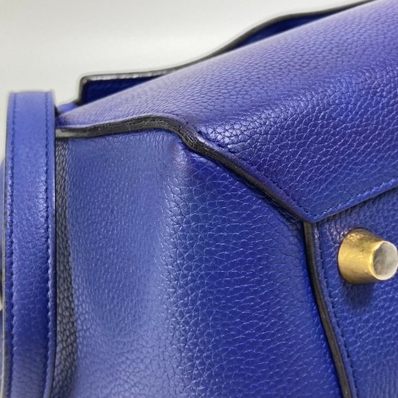 CELINE Hand Bag Bag 2WAY bag Shoulder bag Shoulder Bag blue - Picture 9 of 16